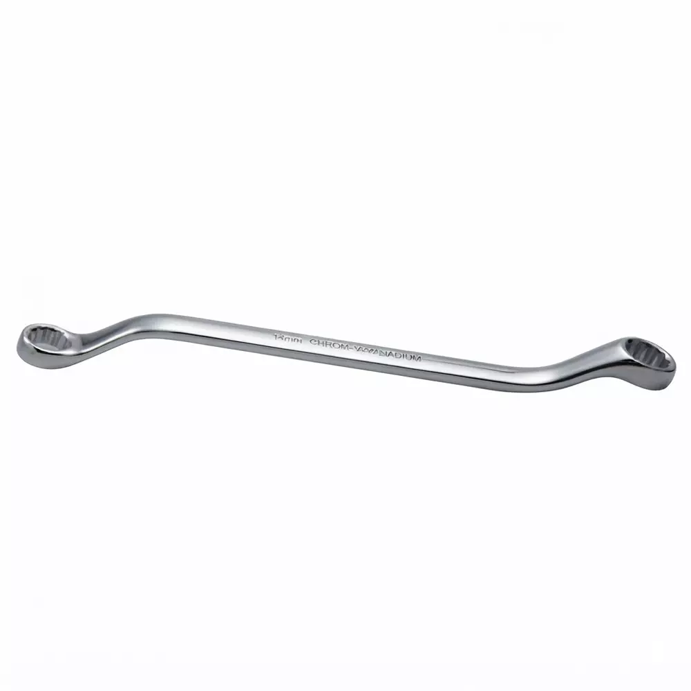 Blue-Point 45° Offset Double End Ring Spanner Chrome Finish and Alloy Steel Body and 18x19 mm Size, BBWDSM1819L