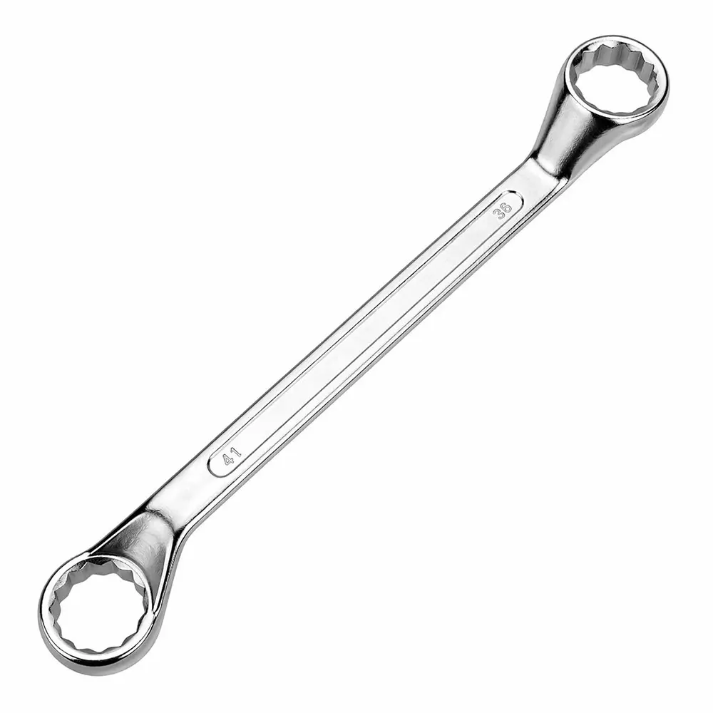 venus-heavy-duty-offset-ring-spanner-silver-12-point-ring-chrome-vanadium-steel-mirror-chrome-plated-36x41-mm-size-for-automove-industrial-use-ring-spanner-36x41