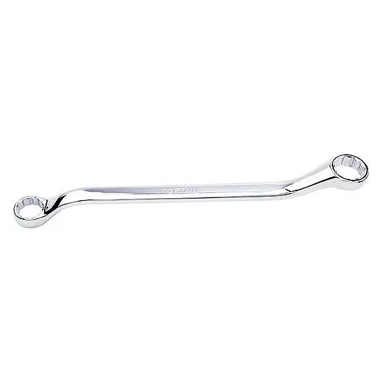 Toptul Double Ring Wrench Chrome Vanadium Steel 45° Offset 20x22 mm Size and 292 mm Length, AAAH2022