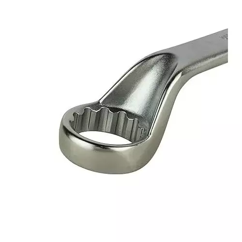 venus-heavy-duty-offset-ring-spanner-silver-12-point-ring-chrome-vanadium-steel-mirror-chrome-plated-41x46-mm-size-for-automove-industrial-use-ring-spanner-41x46