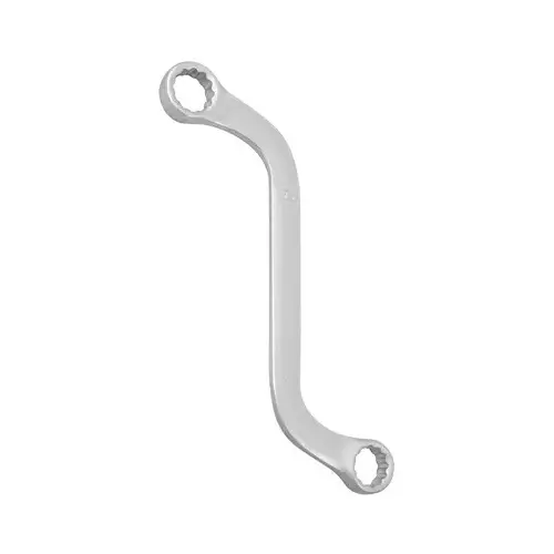 Ajay S-Type Ring Spanner Matt Chrome Plated 10x11 mm, AJ-301
