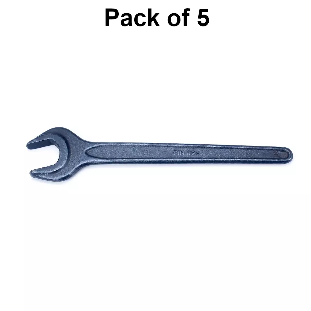 ajay-48-mm-single-open-end-spanner-made-of-carbon-steel-hardened-tempered-isi-marked-black-color-02501-pack-of-5