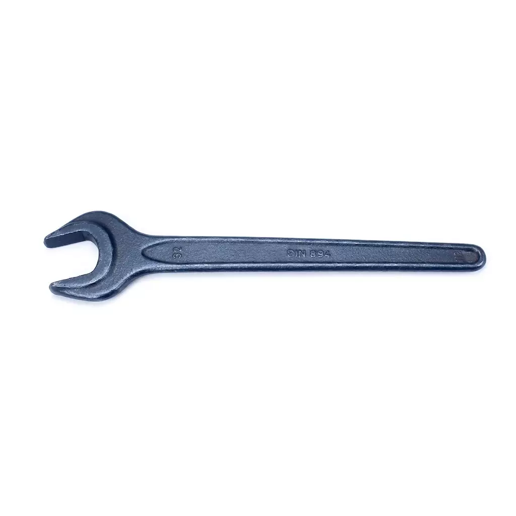 Ajay 62 mm Single Open End Spanner Made of Carbon Steel Hardened & Tempered, ISI Marked & Black Color, 02501 (Pack of 2)