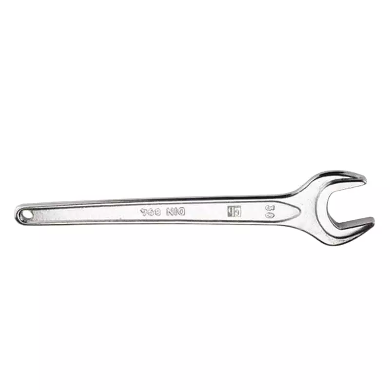 GB Tools 10 mm Single Open End Spanner Carbon Steel Silver