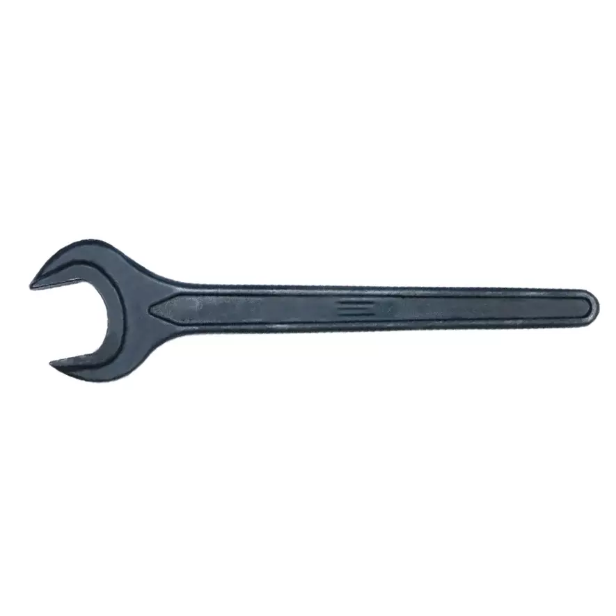 Ajay 24 mm Carbon Steel Black Finish Hardened & Tempered Single Open End Spanner, AJ-113