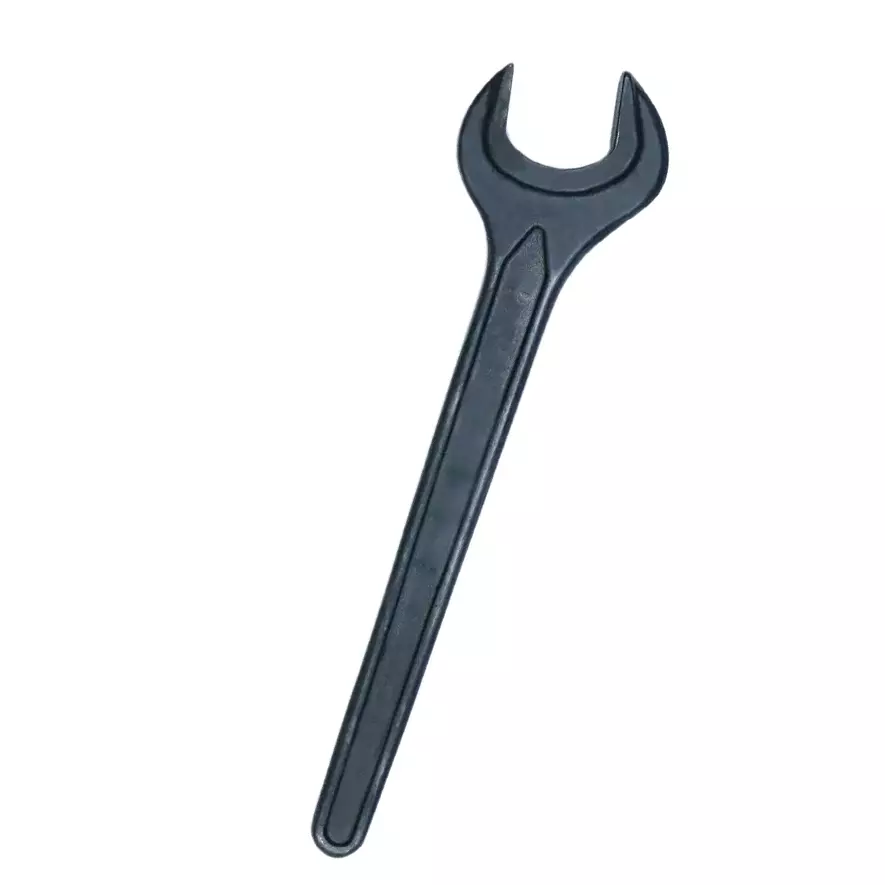 Ajay 24 mm Carbon Steel Black Finish Hardened & Tempered Single Open End Spanner, AJ-113