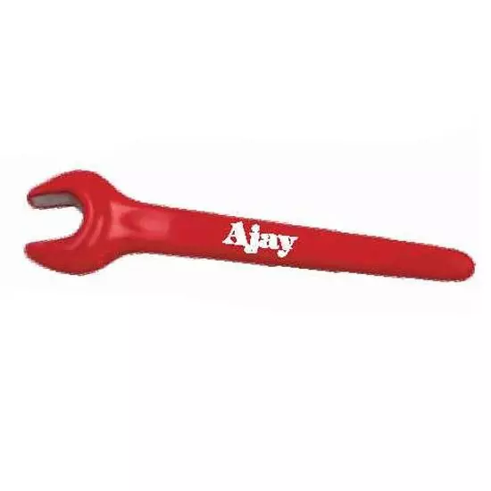 Ajay AJ-IT/SOE Insulated Single Open End Spanner Red Steel 11 mm, IST-SOE 11