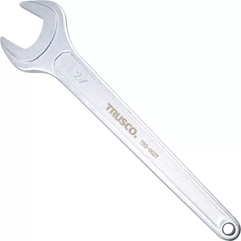 TRUSCO Open End Spanner Wrench 27 mm Width 245 mm Overall Length, TSS-0027