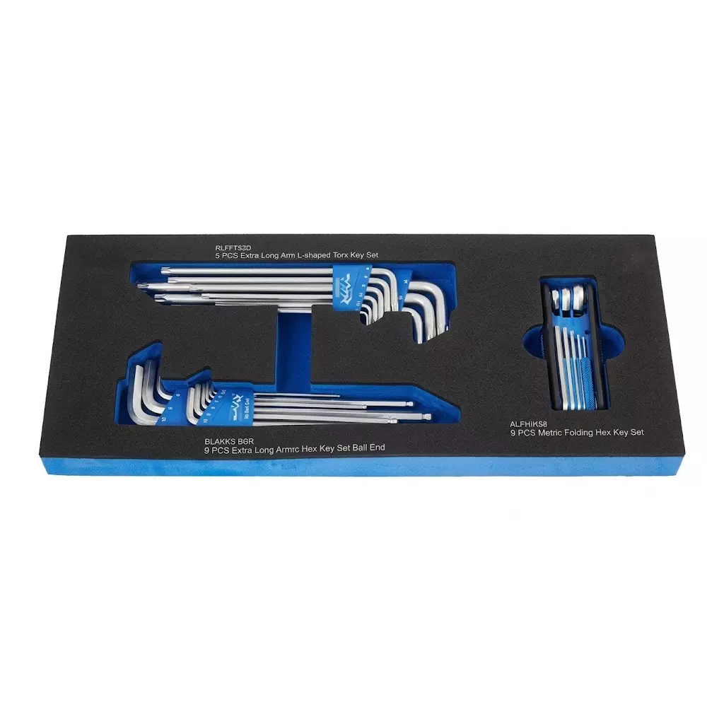 Blue-Point 26 Pcs Long Torx Wrench Set L Shape with Chrome Finish and Alloy Steel Body, BPS16A