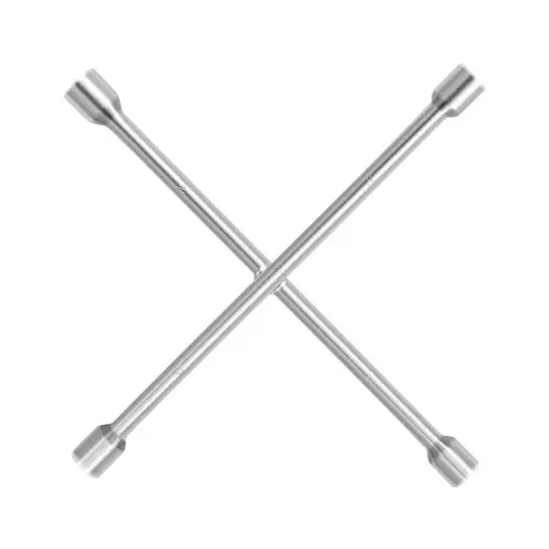 Freemans Four Way Wheel Spanner 17x19-18x21 mm Alloy Steel Chrome Plated, FWS-21