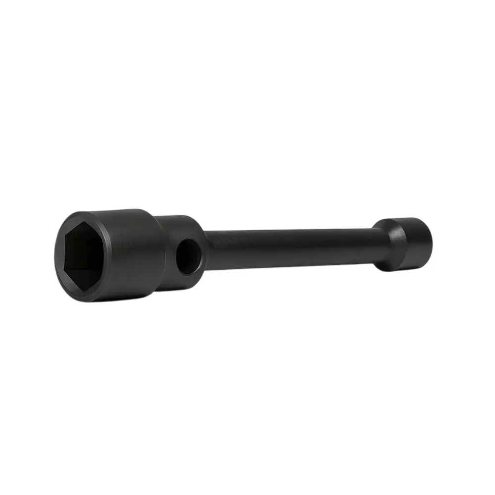 Venus Heavy Duty Solid Box Wheel Spanner Black Chrome Vanadium Steel 27 & 33 mm Hex Size 400 mm Length for Tractor Trolly,Tata Truck,Leyland