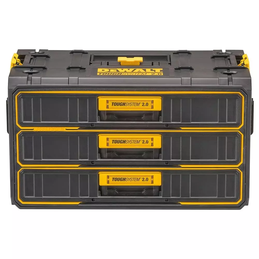 DEWALT ToughSystem 2.0 DXL 3 Drawers Unit 19.8 Kg Per Drawer Load Capacity, Plastic Body and 25 L Volume, DWST08330-1