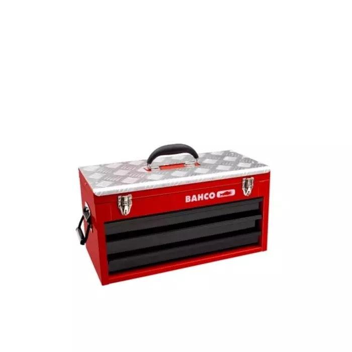Bahco 1483 Series 3 Drawers Metal Tool Box  523 x 233 x 305 mm, 1483KHD3RB