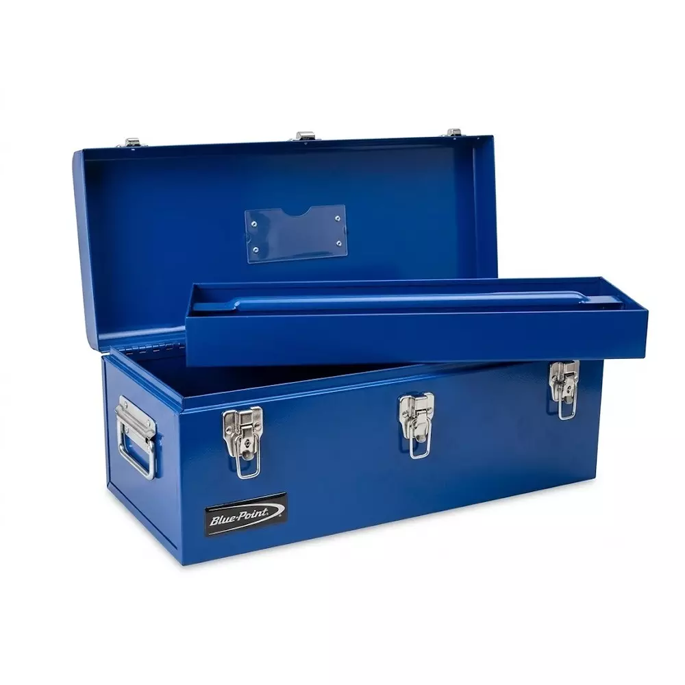 Blue-Point Tool Box Blue Color Powder Painted Finish and Steel Body, KRBK24
