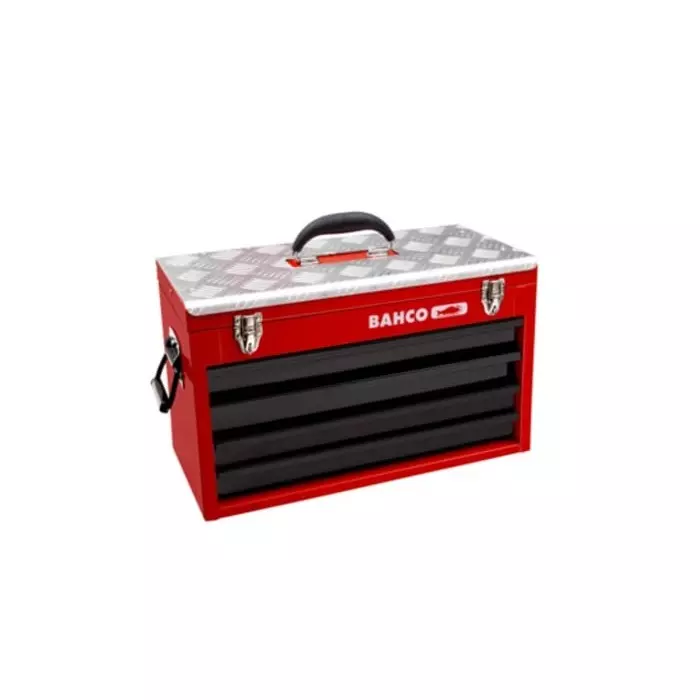Bahco 1483 Series 4 Drawers Metal Tool Box  593 x 260 x 390 mm, 1483KHD4RB