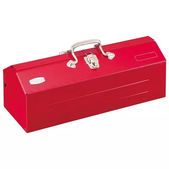 TONE Tool Case V Type Two-Stage Type Steel 400xD240x230 mm Red and Black Two-Tone, BX420S