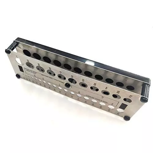 Assorts Heavy Duty Drill Stand Stainless Steel 1.58 to 12.7 mm & 25.4 to 13 mm (1/16 to 1/2 & 1 to 0.512 Inch)