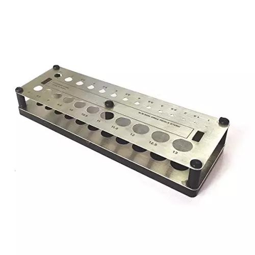 Assorts Heavy Duty Drill Stand Stainless Steel 1.58 to 12.7 mm & 25.4 to 13 mm (1/16 to 1/2 & 1 to 0.512 Inch)