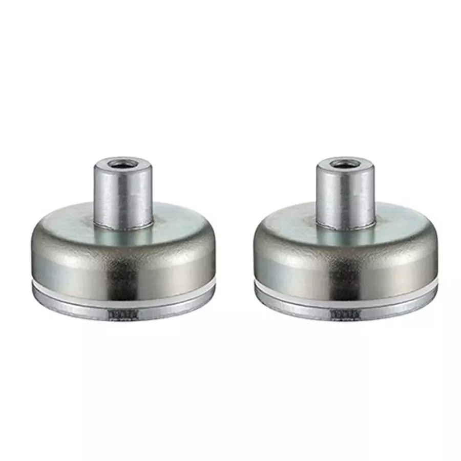 RS PRO Magnet 15 mm Length 7 mm Thickness 5.8 Kg Threaded M4 Pot, 107890 (Pack of 2)