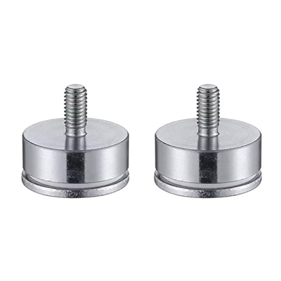 RS PRO Magnet 17 mm Length 7 mm Thickness 5 Kg Threaded M5 Pot, 107880 (Pack of 2)