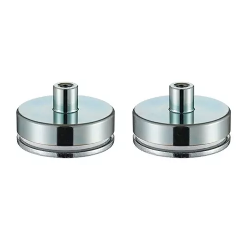 RS PRO Magnet 15 mm Length 7 mm Thickness 9.7 Kg Threaded M4 Pot, 107893 (Pack of 2)