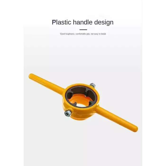 DY TOOLS Pipe Thread Tool Maker Set Yellow for Plastic Pipe Threading (Set of 6 Pcs)