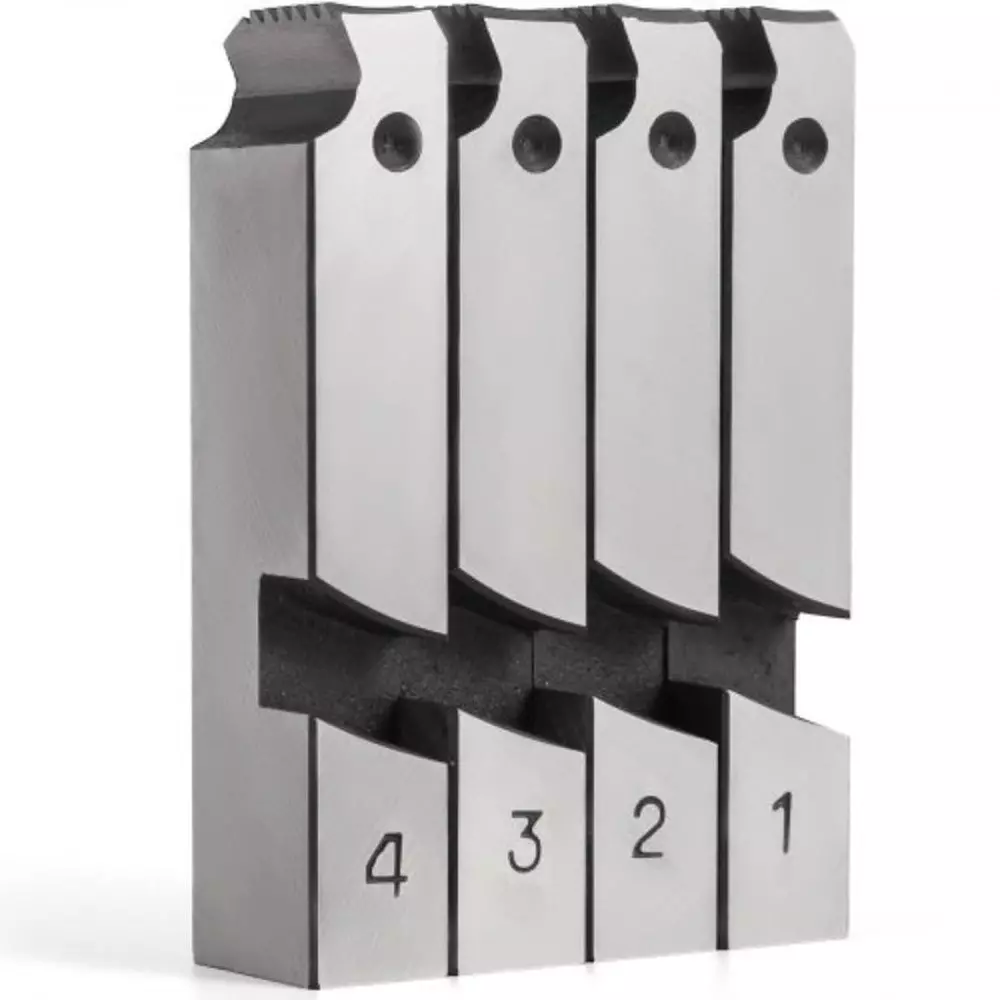 Jawsons HSS Pipe Dies for Pipe Threading Machine 1/2 - 3/4 inch BSP, Grey