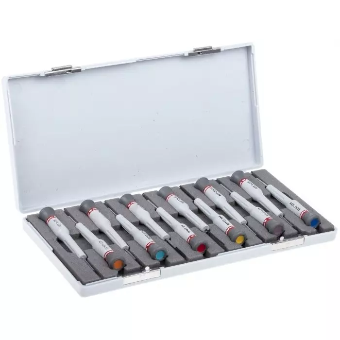 Facom 12 Piece Electronics Tool Kit with Case, MT.RS2
