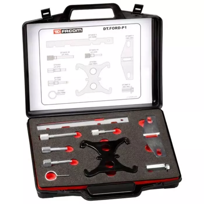Facom 5 Piece Fiat Timing Kit Tool Kit with Case, DT.FORD-P1
