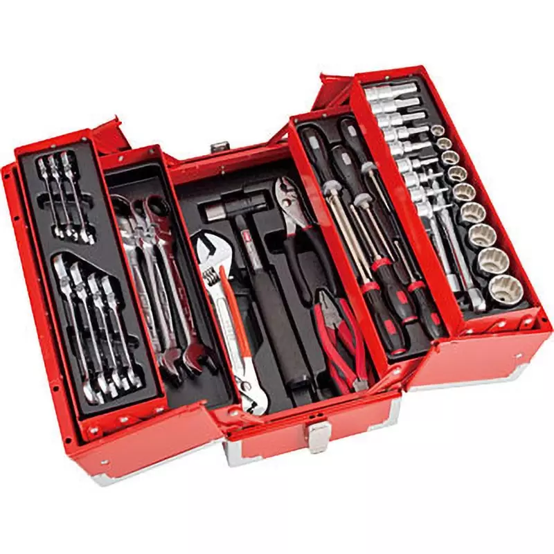 TONE Tool Set Tsh430 12.7 mm Square Drive, TSH430 (Set of 52 Pcs)