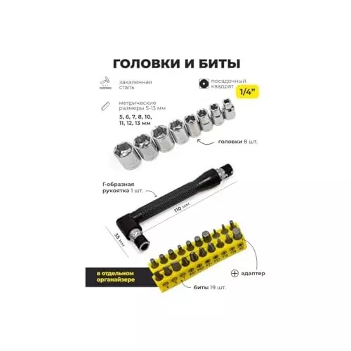 WMC 54 Piece Home Tool Kit with Carrying Case Comfortable Grip Ergonomic Design With Screwdrivers, Pliers, Wrenches, Hammer, Tape Measure Blue & Yellow