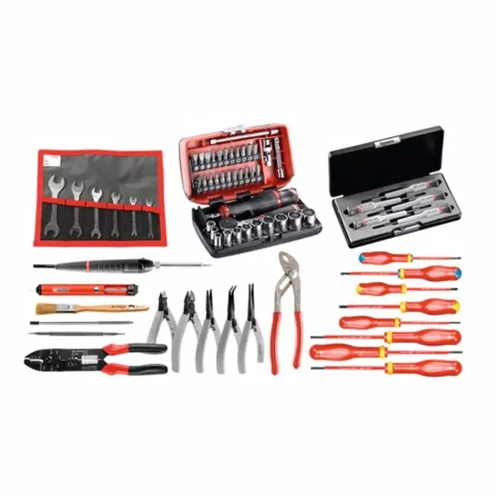 Facom Electricians Tool Kit with Box, 2132.EL31