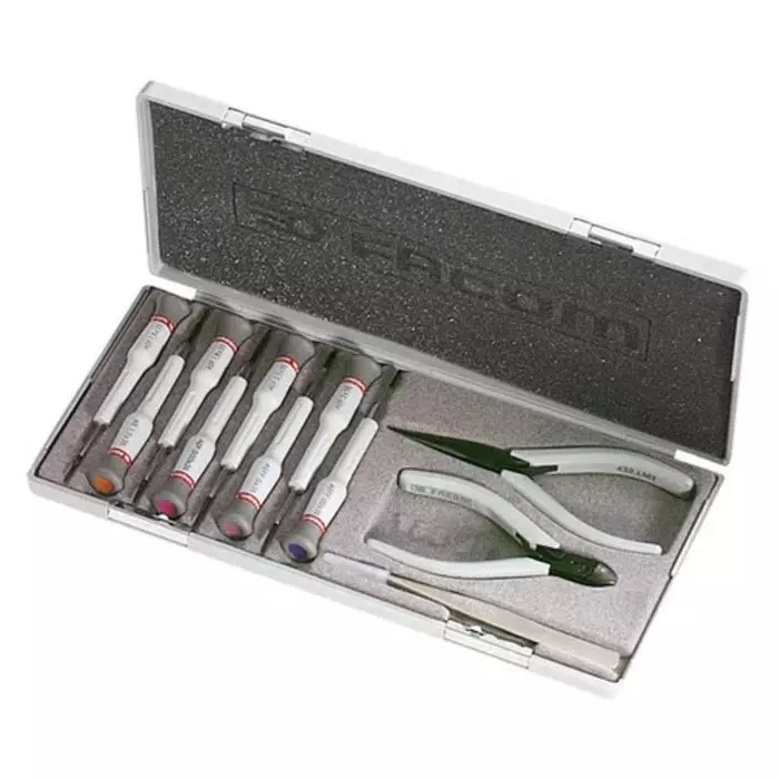 Facom 11 Piece MICRO-TECH Tool Set Tool Kit with Case, MT.J3