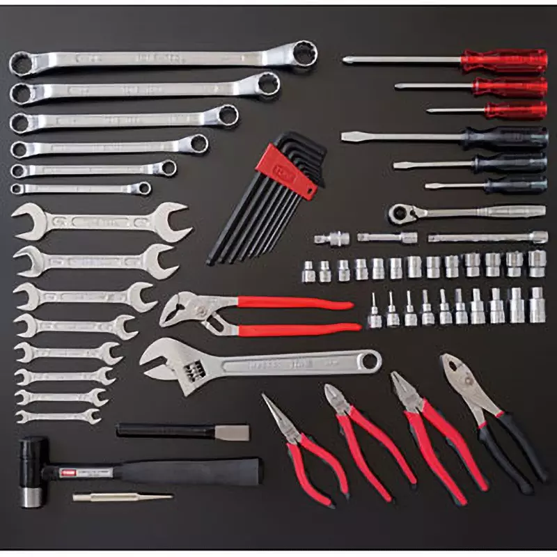 TONE Tool Set Tsb330 9.5 mm Square Drive, TSB330 (Set of 65 Pcs)