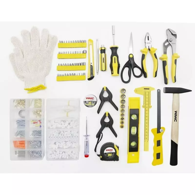 WMC 1200 Piece Stool Tool Box Innovative Step Stool Design Plastic For Home, Garage, Car & DIY Repairs