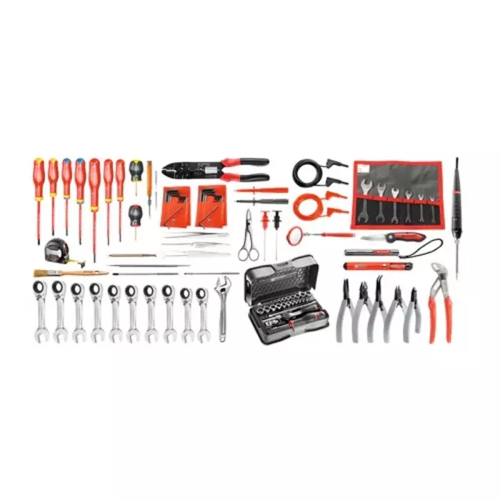 Facom 101 Piece Electricians Tool Kit with Bag, BSR20.EL34