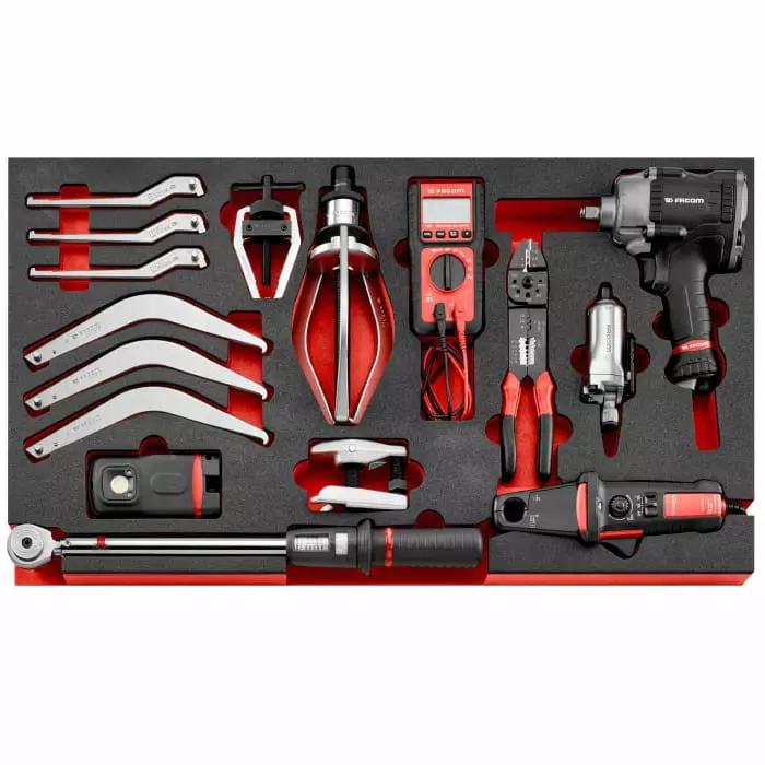 Facom Workshop Tool Kit Tool Kit with Case, MODM.XXL7PF