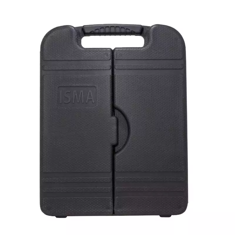 ISMA 129 Pcs Tool Kit Multicolor Alloy Steel & Plastic Chrome Finish for Home, Office & Furniture Assembly