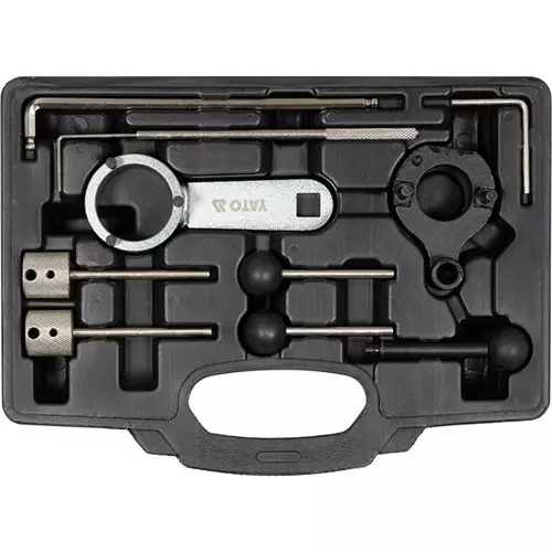 Yato 10 Pcs Engine Timing Tool Kit VAG 1.4, 1.6, 2.0 TDI CR Carbon Steel Body for VW, Audi, Seat, Skoda, YT-060175