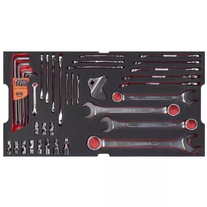 Bahco 240 Piece Heavy Duty Rigid Case Aviation Tool Kit with Box, 4750RCHDW01FF1