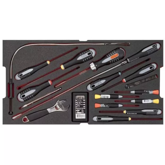 Bahco 240 Piece Heavy Duty Rigid Case Aviation Tool Kit with Box, 4750RCHDW01FF1