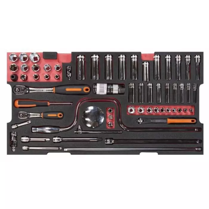Bahco 240 Piece Heavy Duty Rigid Case Aviation Tool Kit with Box, 4750RCHDW01FF1