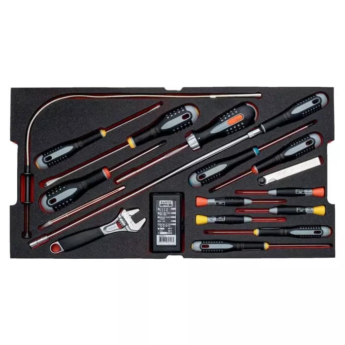 Bahco 240 Piece Heavy Duty Rigid Case Aviation Tool Kit with Box, 4750RCHDW01FF1