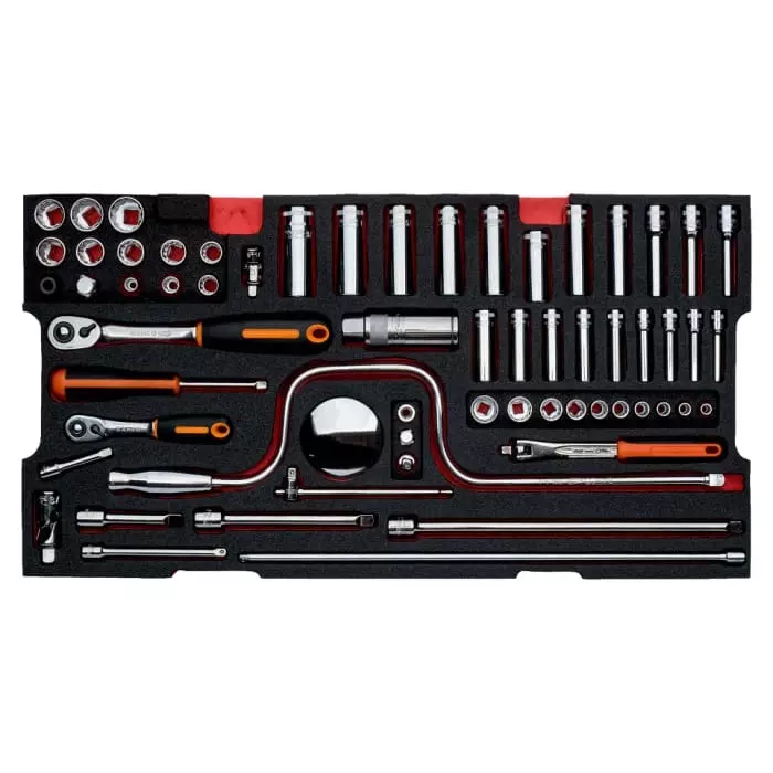 Bahco 240 Piece Heavy Duty Rigid Case Aviation Tool Kit with Box, 4750RCHDW01FF1