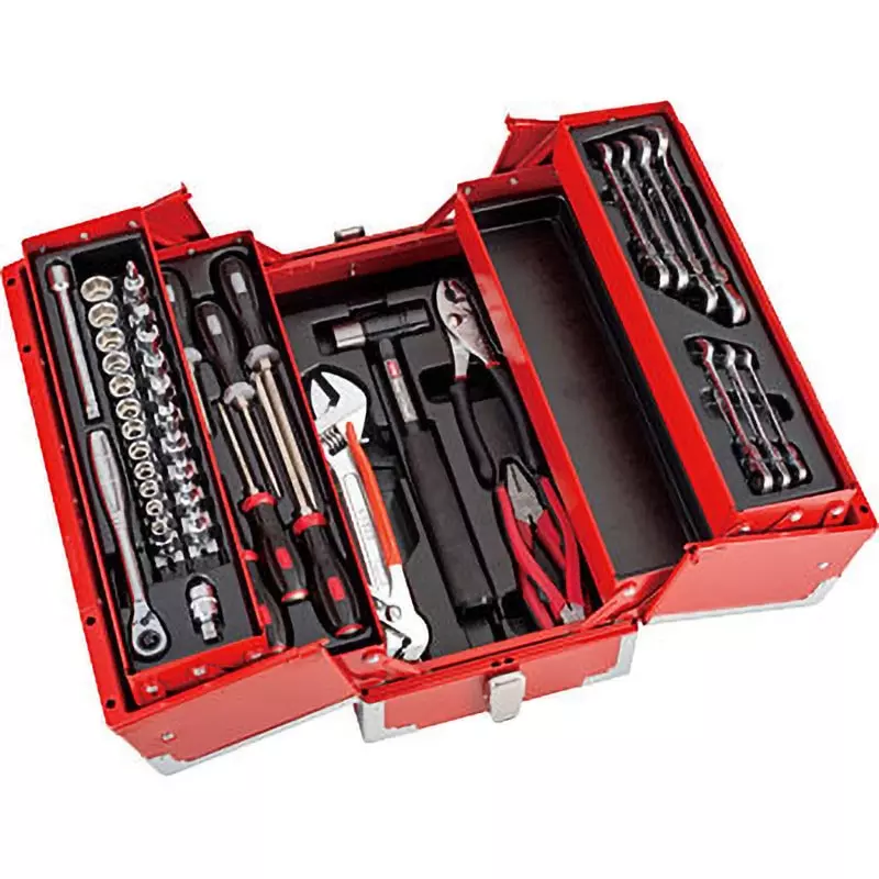 TONE Tool Set Tsh330 9.5 mm Square Drive, TSH330 (Set of 54 Pcs)