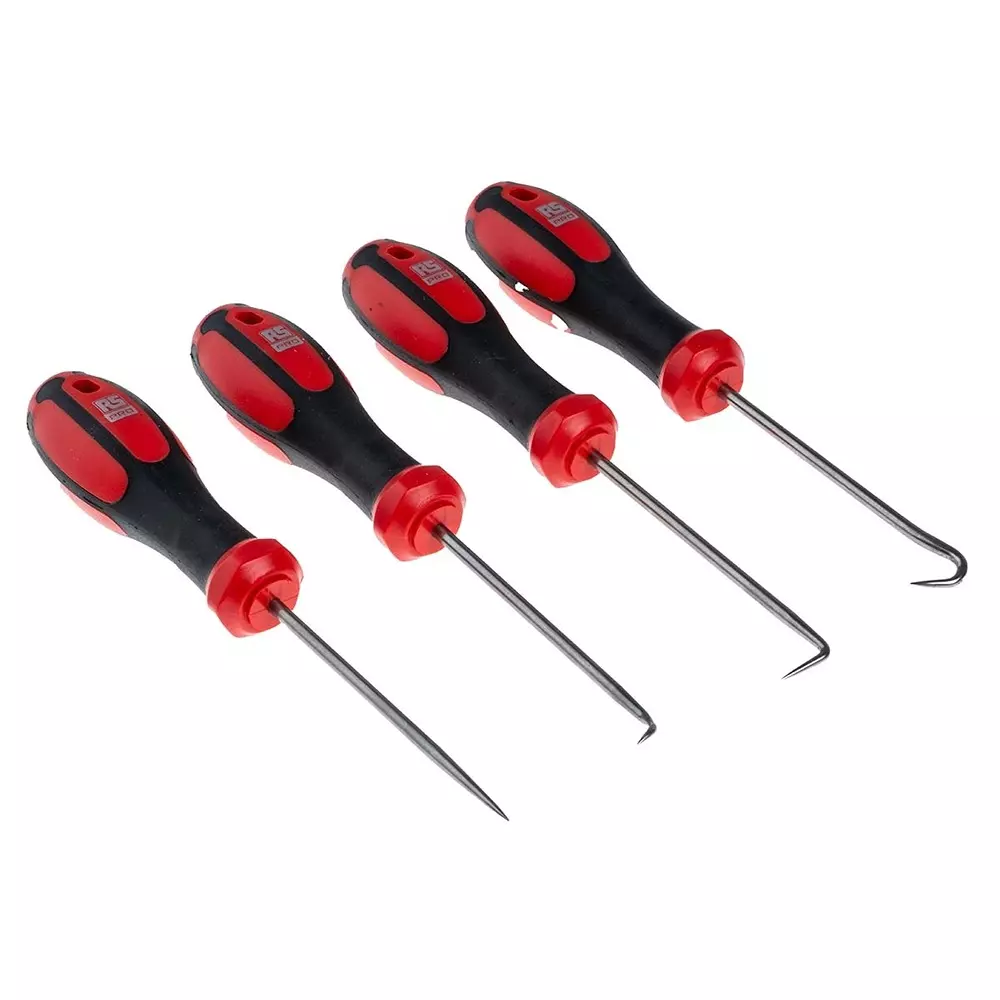 RS PRO Hook & Pick Set 4 Piece Pick Set, Hook No Storage, 1763424