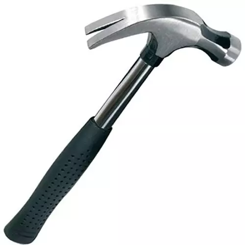 Agam Claw Hammer and Lineman Plier ‎Hand Tools Alloy Steel Head Black, Red (Set of 2)