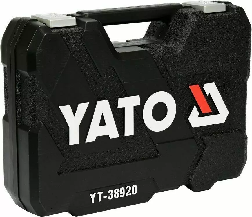 Yato 60 Pcs Hand Tool Kit with Case S2 Steel Bit Chrome Vanadium, YT-38920