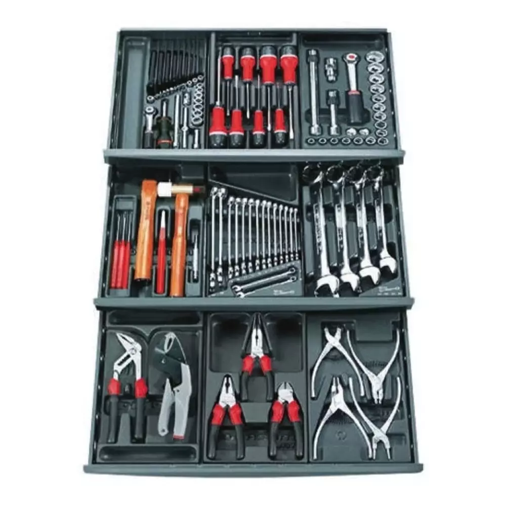 Facom 101 Piece Electricians Multi Tool Kit, VDE Approved, CM.101APF