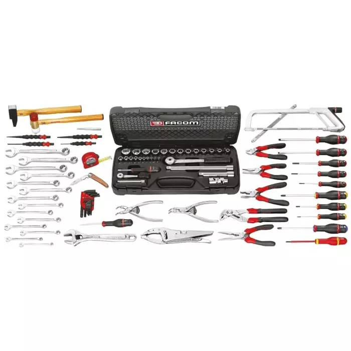 Facom 122 Piece Mechanical Tool Kit, CM.110A